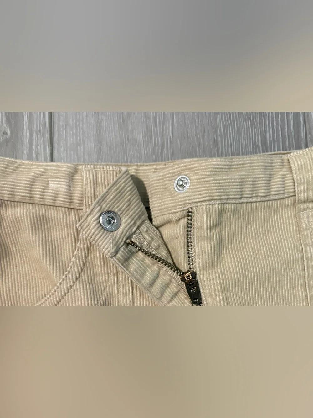 Gymboree Beige Corduroy Like Skort with Embroidered Detail Girls size 6